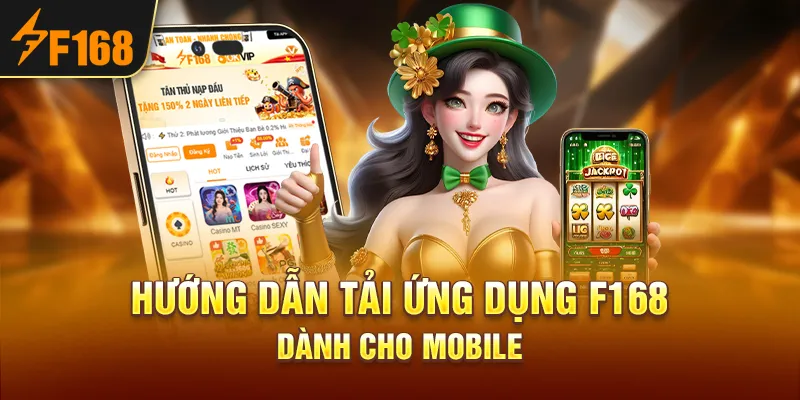 Hướng dẫn tải ứng dụng F168 dành cho mobile